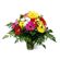 bouquet of gerberas and chrysanthemums. Krasnoyarsk