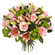 pink roses and lilies. Krasnoyarsk