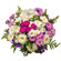 bouquet of spray and single chrysanthemums. Krasnoyarsk