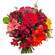 alstroemerias roses and gerberas bouquet. Krasnoyarsk