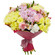 spray chrysanthemums carnations and alstroemerias. Krasnoyarsk