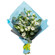 bouquet of white lisianthuses. Krasnoyarsk