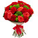 bouquet of roses and carnations. Krasnoyarsk
