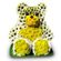 teddy bear made of flowers. Krasnoyarsk